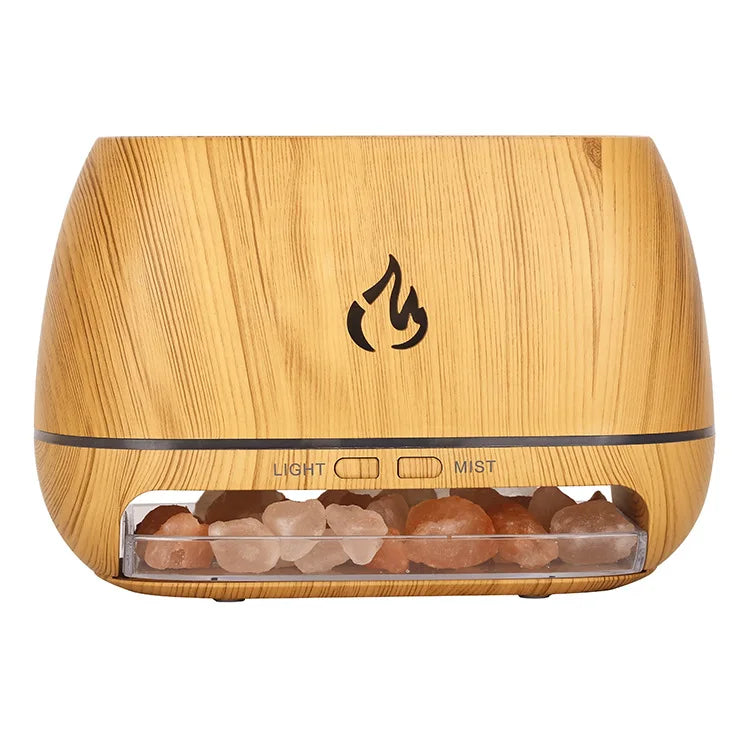 Mini Ultrasonic Aroma Diffuser – 3D Flame Essential Oils Diffuser for Aromatherapy & Air Freshening