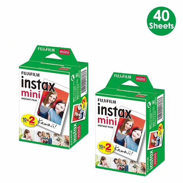 Fujifilm Instax Mini Film White  Sheets for FUJI Instant Photo Camera Mini 12/11/9/8/7/70/90