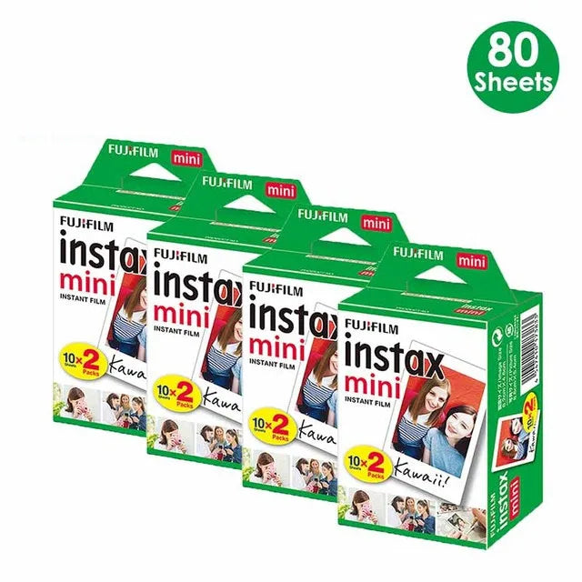 Fujifilm Instax Mini Film White  Sheets for FUJI Instant Photo Camera Mini 12/11/9/8/7/70/90