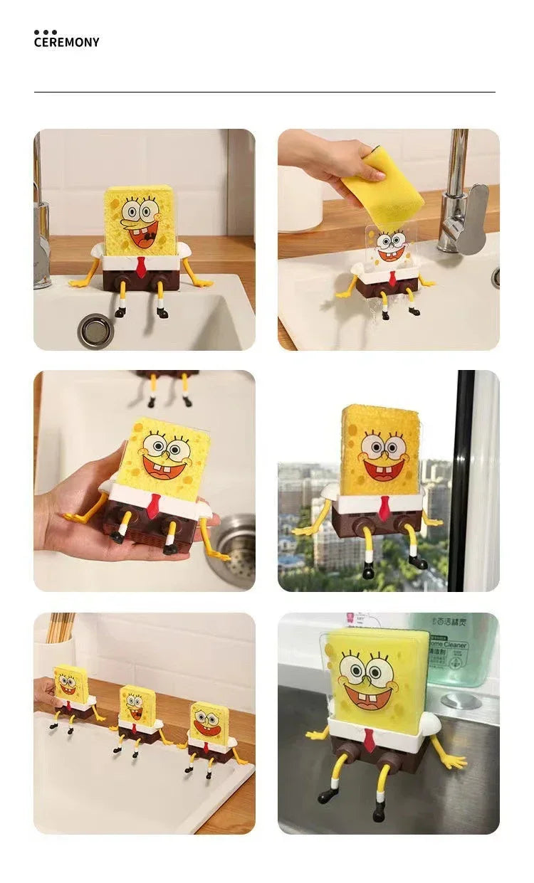 SpongeBob SquarePants Dish Washing Brush – Fun Cartoon Dish Scrubber