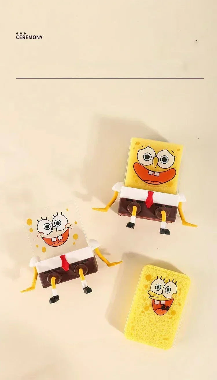 SpongeBob SquarePants Dish Washing Brush – Fun Cartoon Dish Scrubber