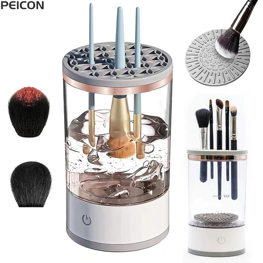 Electric Makeup Brush Cleaner – Automatic, Portable, and Efficient