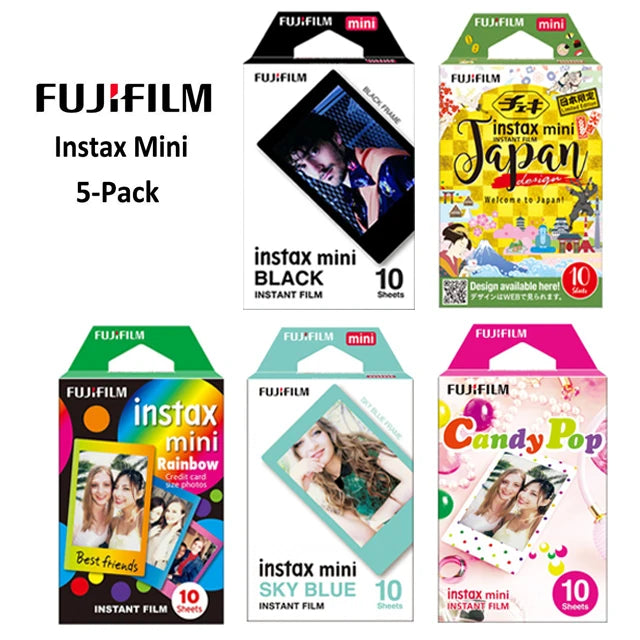 Fujifilm Instax Mini Film White  Sheets for FUJI Instant Photo Camera Mini 12/11/9/8/7/70/90