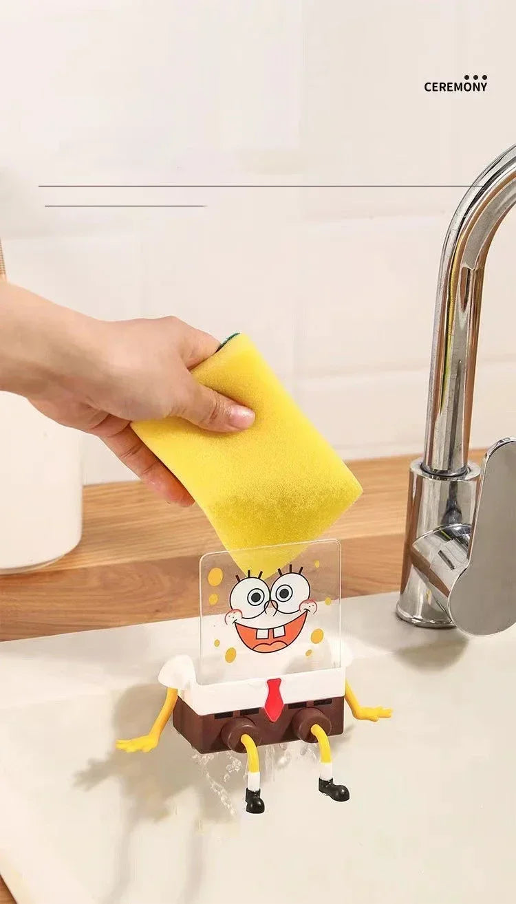 SpongeBob SquarePants Dish Washing Brush – Fun Cartoon Dish Scrubber